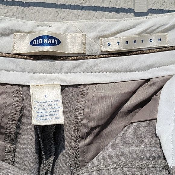 OLD NAVY Stretch Light Gray Career Office Professional Pants in size 6 - Picture 8 of 11